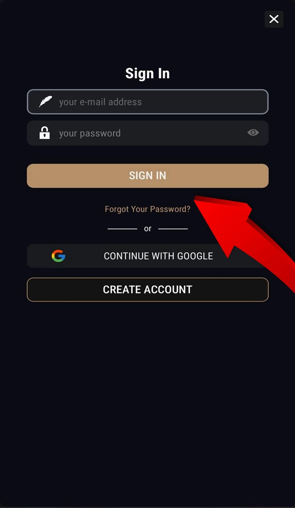 Press login on King Billy Canada for login