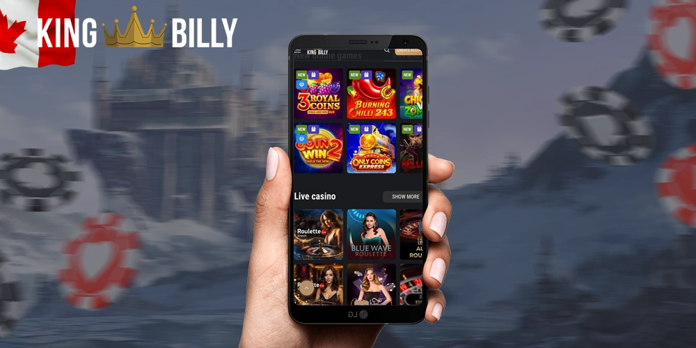 King Billy App interface review